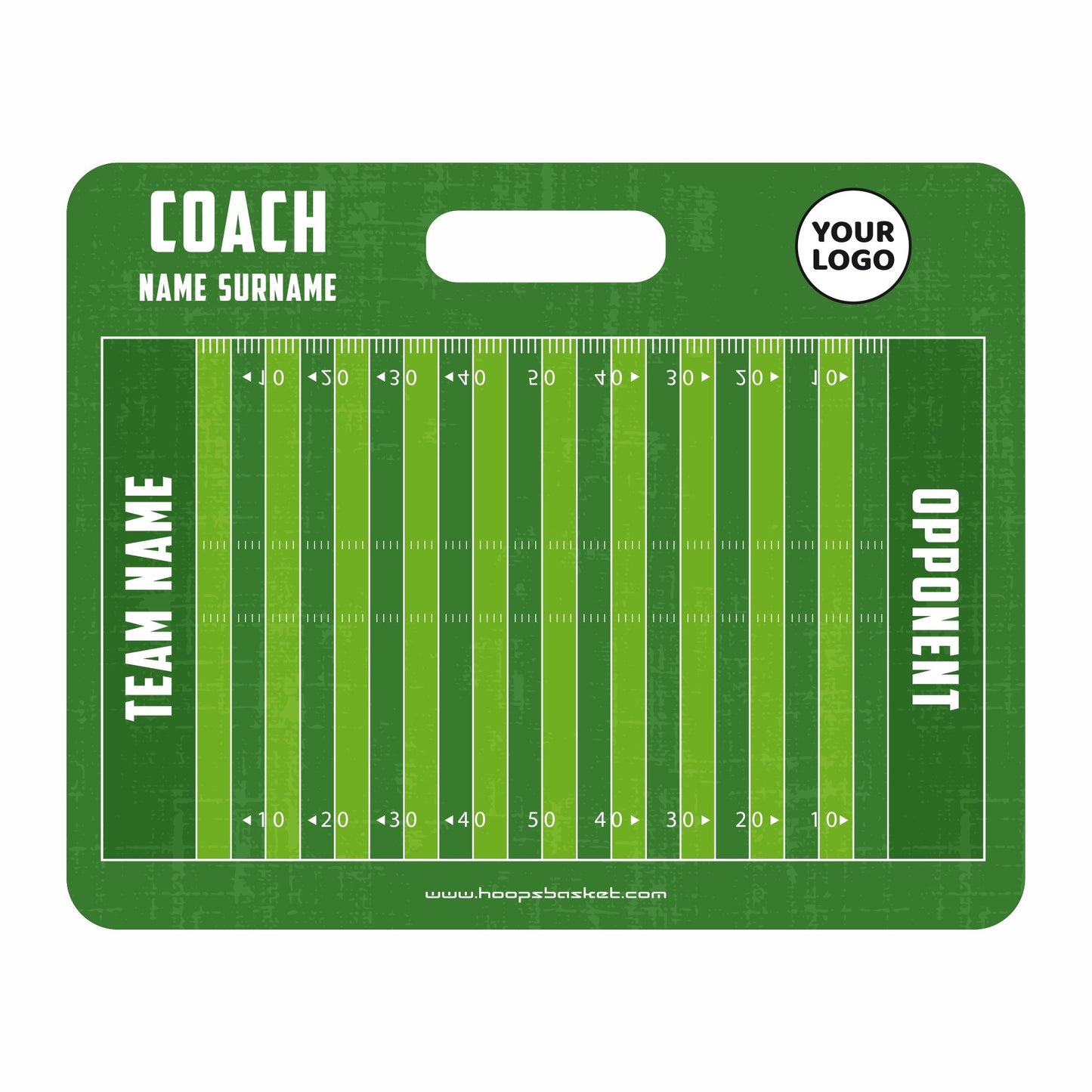 Custom Football Magnetic Coaching Board 15.7'' x 12.6'' / 40 cm x 32 cm