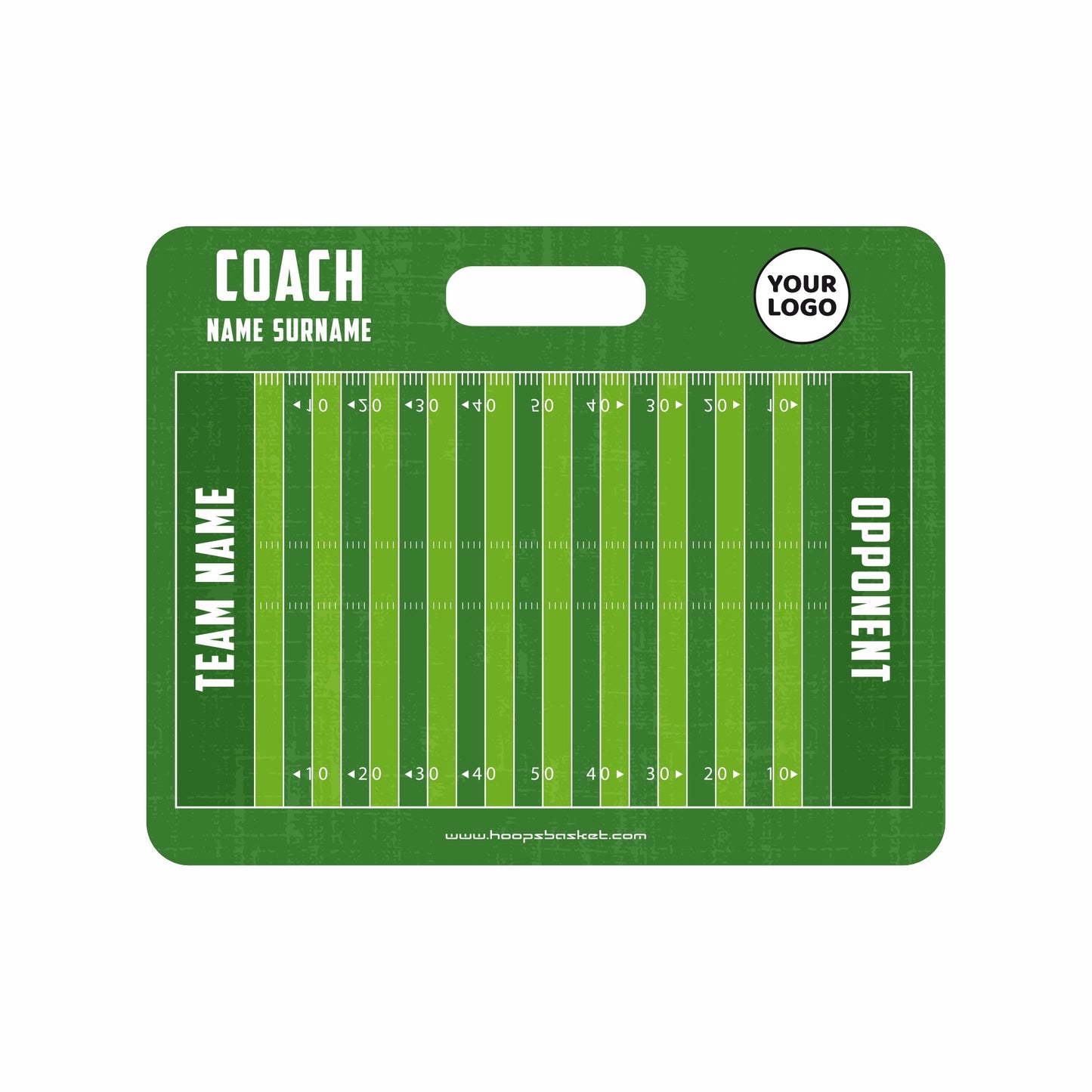 Custom Football Magnetic Coaching Board 11.4'' x 9.4'' / 29 cm x 24 cm