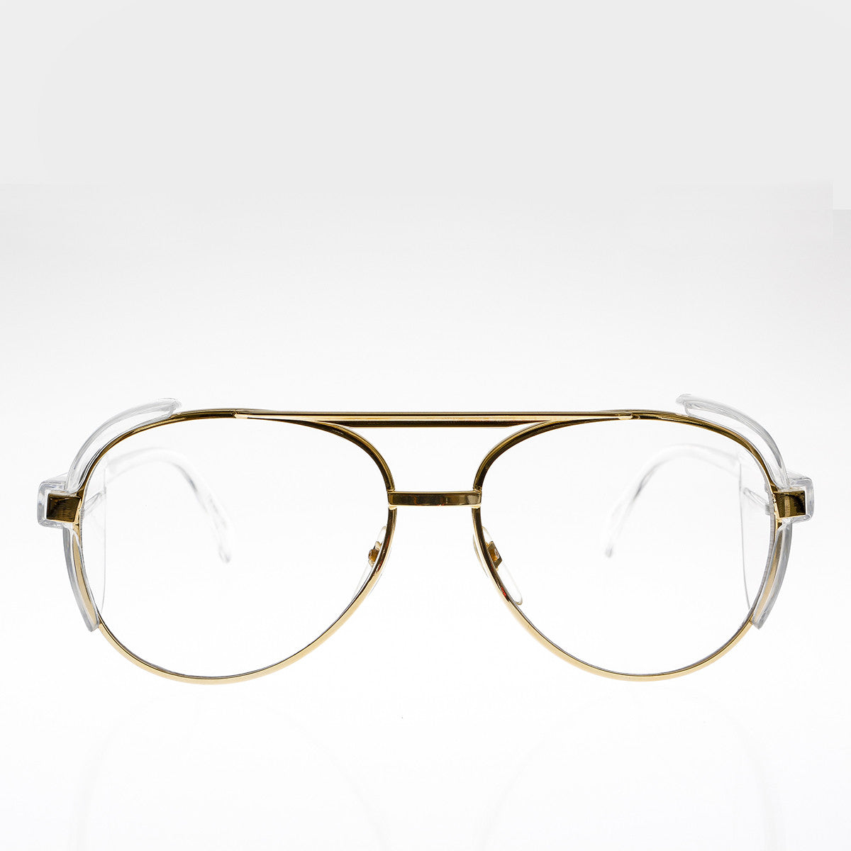 Vintage Safety Aviator Glasses with Protective Side Shields - Hurley