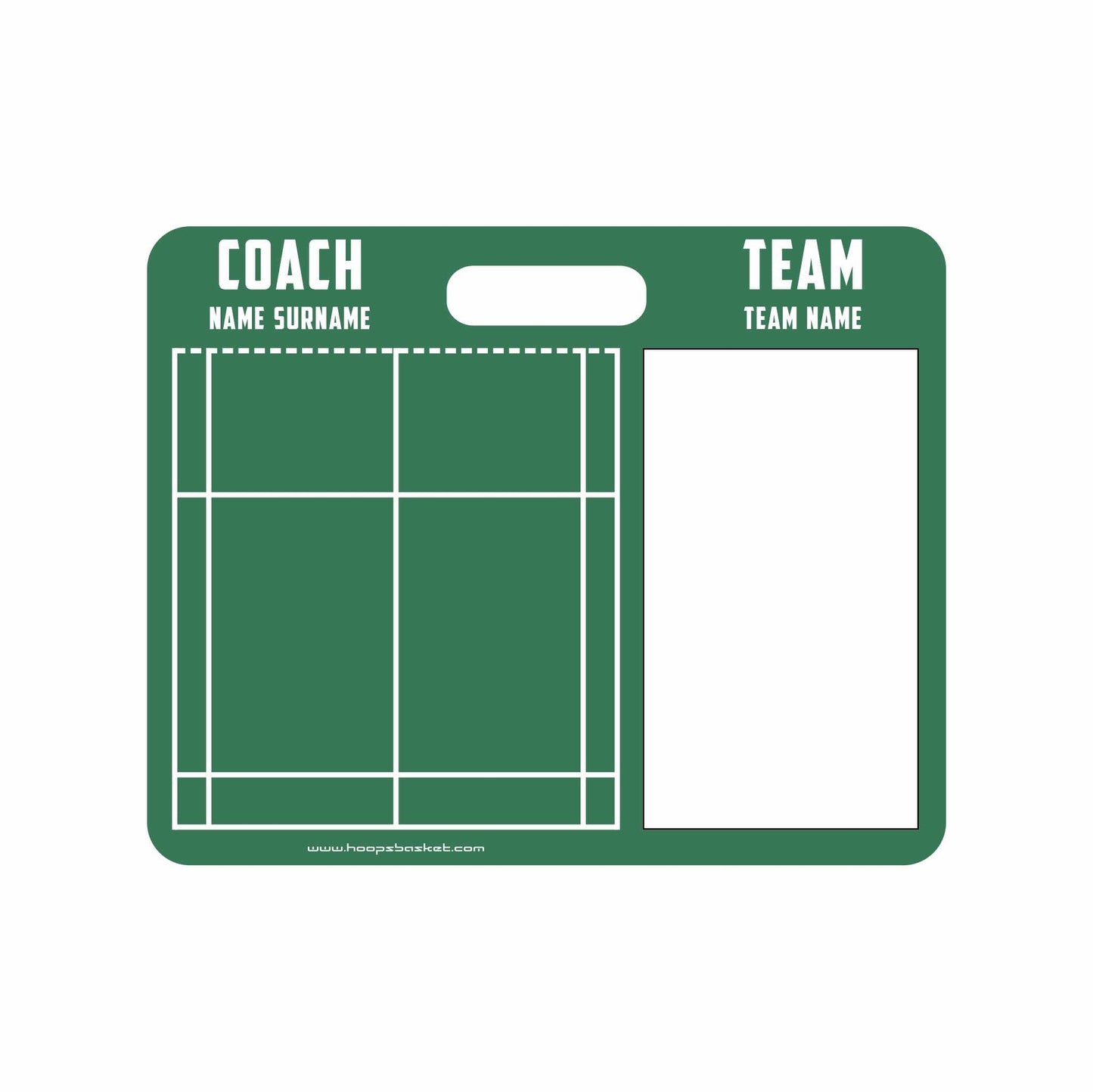 Custom Badminton Magnetic Coaching Board 11.4'' x 9.4'' / 29 cm x 24 cm