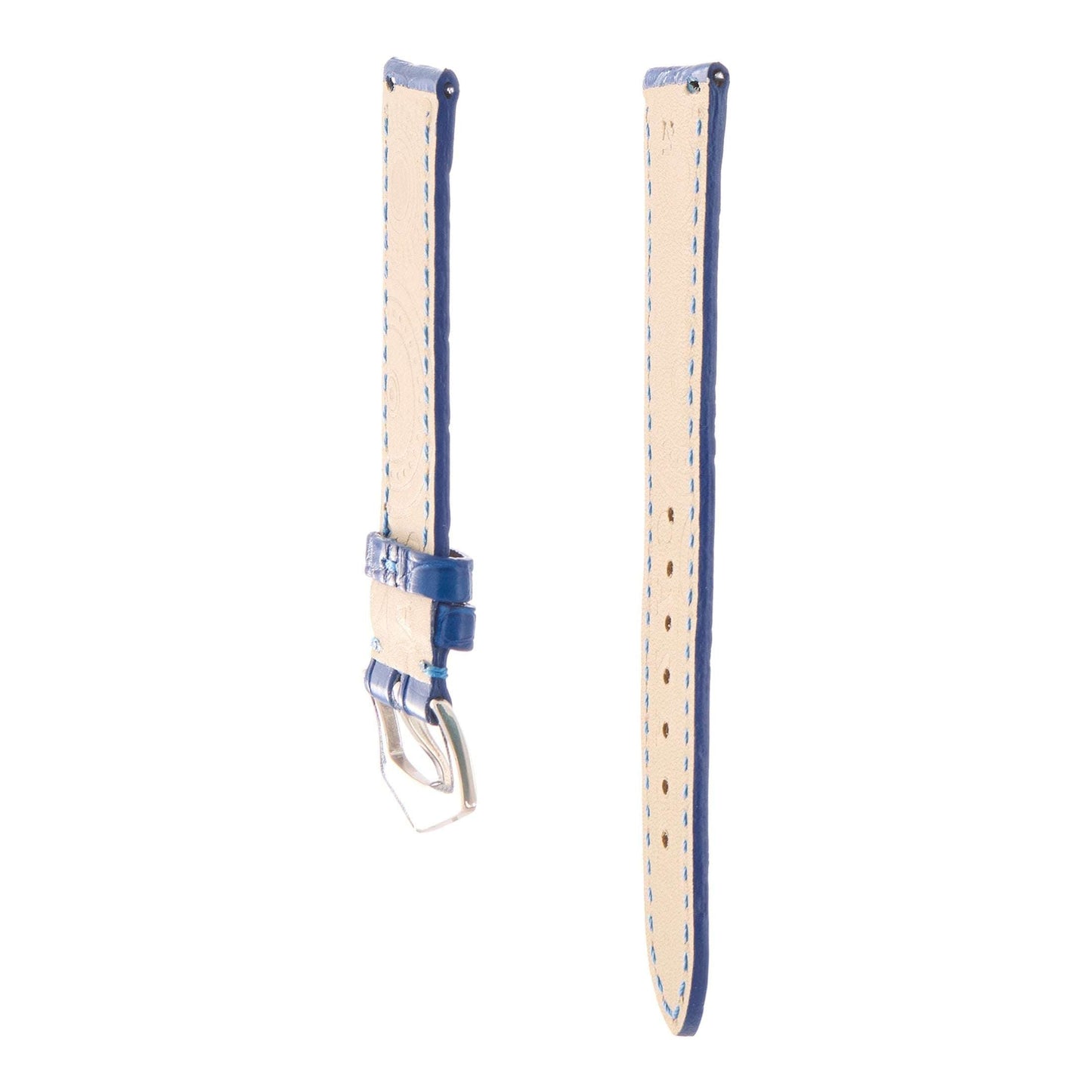 Matt Light Blue Alligator Watch Strap