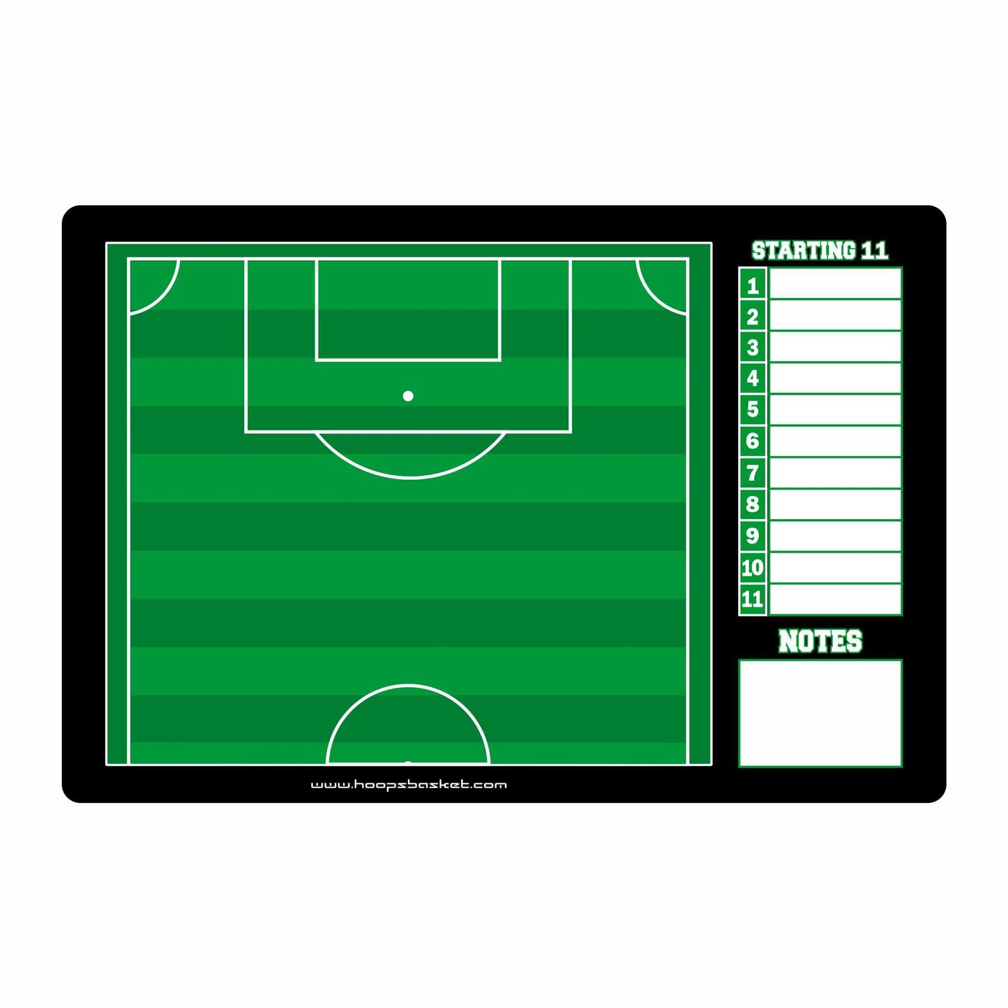 Custom Soccer / Football Magnetic Coaching Board 15.7'' x 10.6'' / 40 x 27 cm