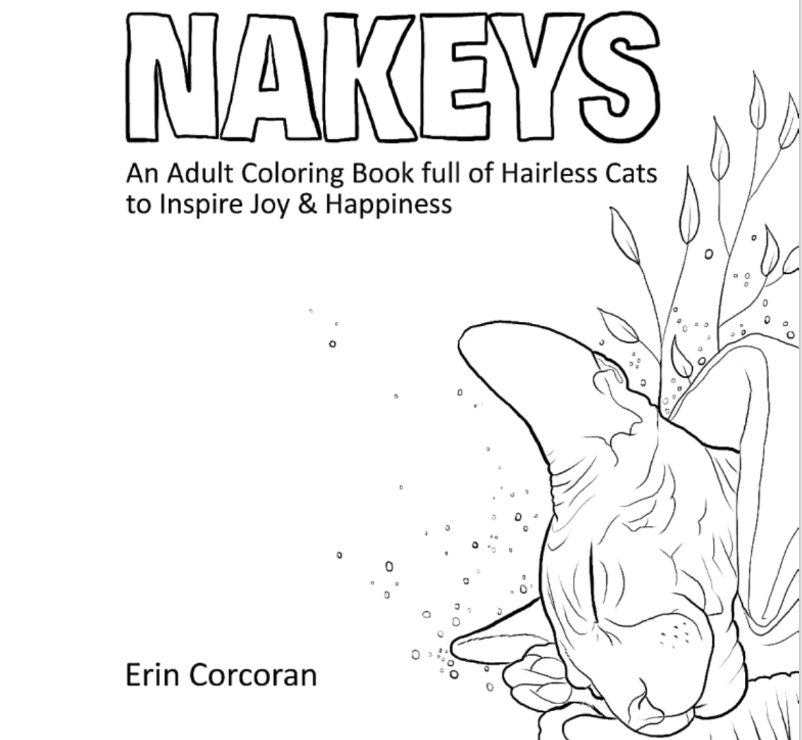 SPHYNX CAT COLORING BOOK!