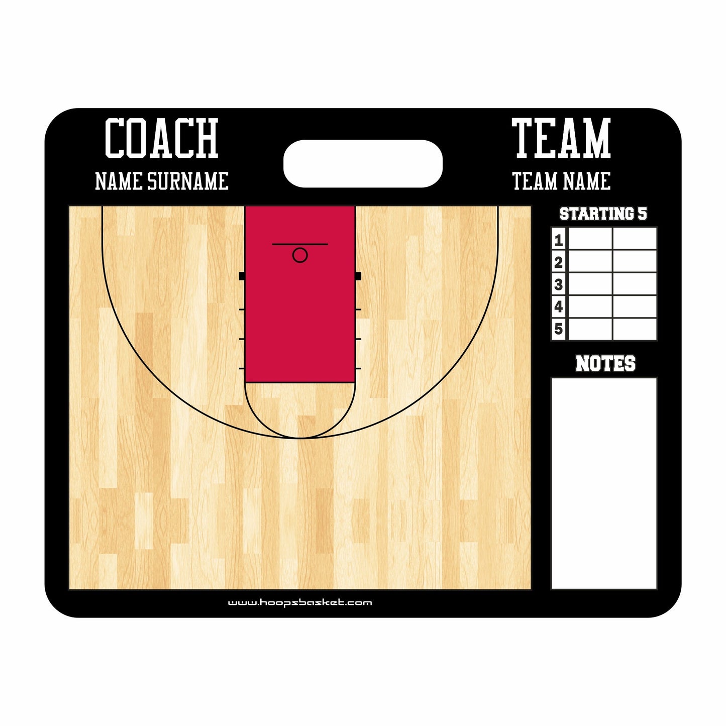 HIGH SCHOOL Custom American Style Magnetic Coaching Board 22'' x 17.5'' / 56 cm x 45 cm