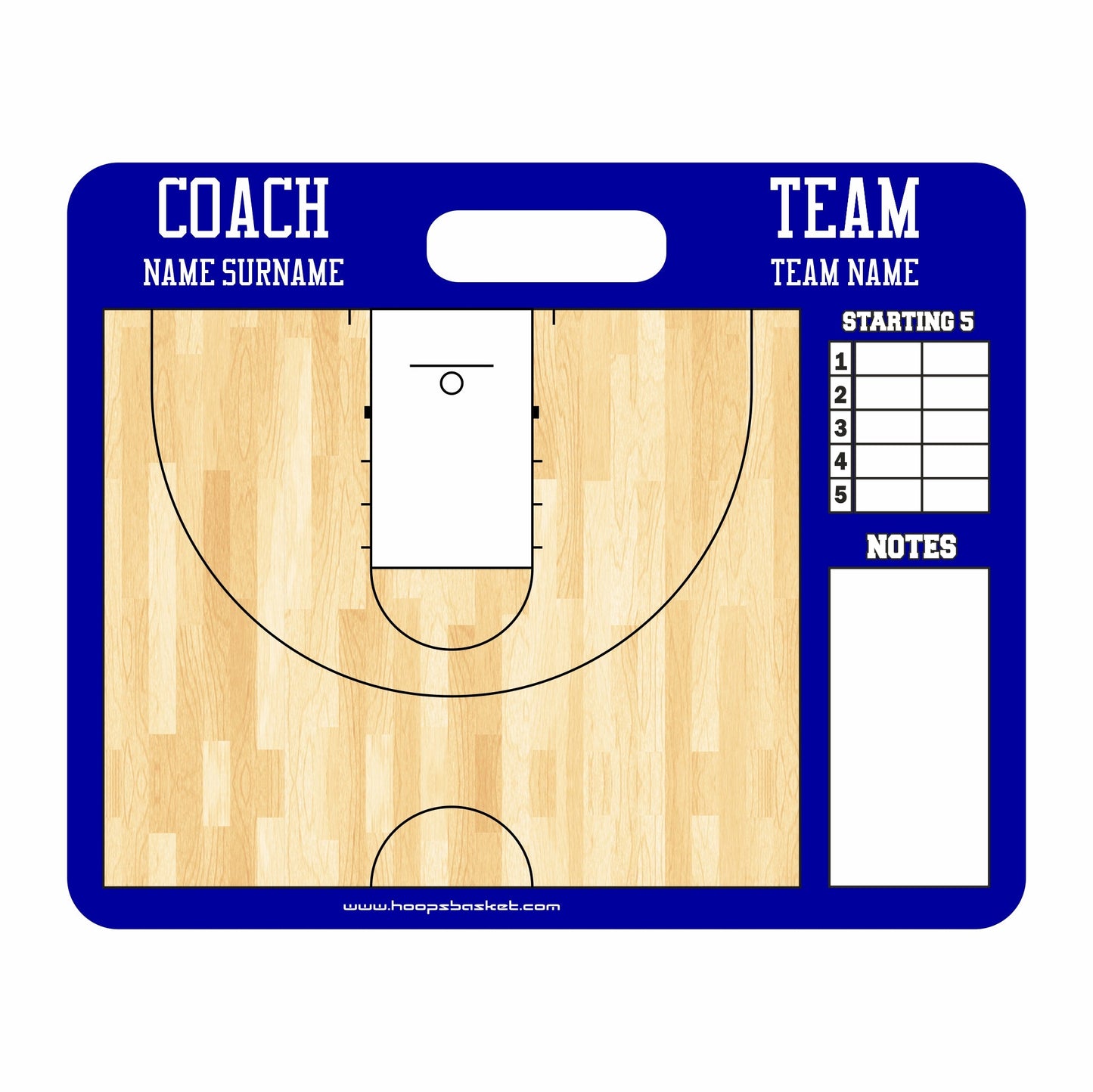 MEN'S NCAA Custom American Style Magnetic Coaching Board 15.7'' x 12.6'' / 40 cm x 32 cm