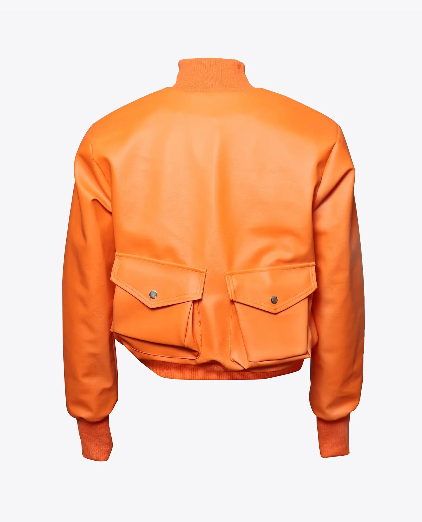 Juice Wrld Orange Aviator Jacket