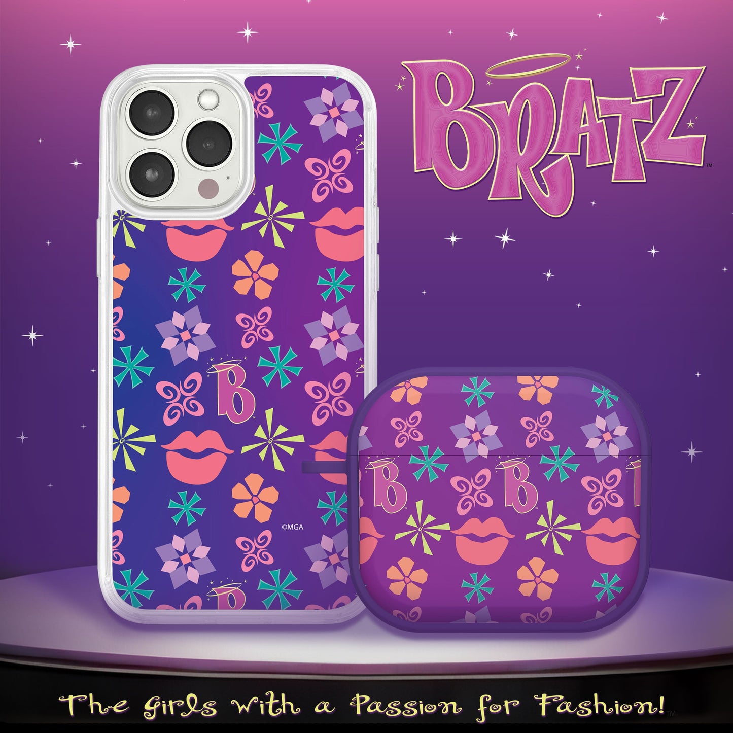Bratz® Classic HD Apple iPhone 13 Mag-Safe Phone Case and AirPods Gen 3 Combo Package