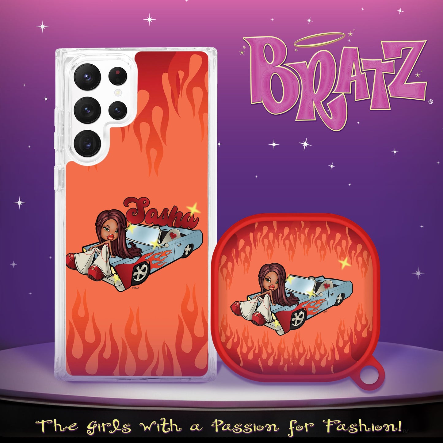 Bratz® Passion For Fashion HD Samsung Galaxy S22 Series and Buds Pro Combo Package