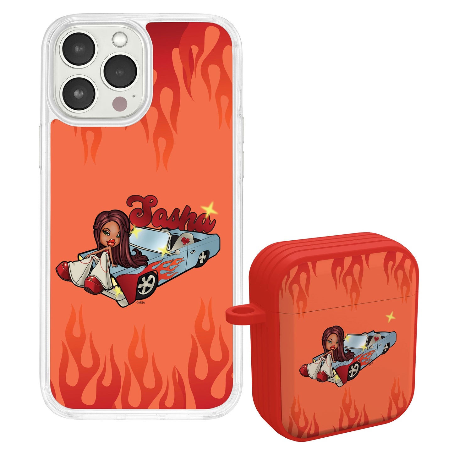 Bratz® Passion For Fashion HD Apple iPhone 13 Mag-Safe Phone Case and AirPods Gen 1 & 2 Combo Package