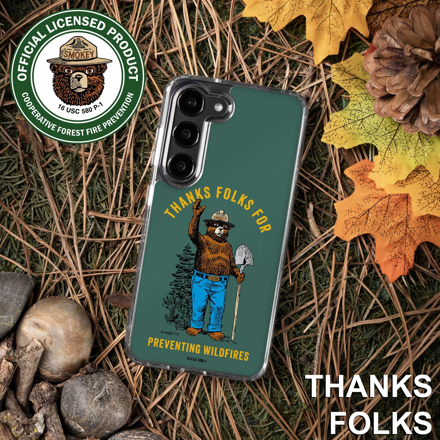Smokey Bear Classic HD Samsung Galaxy S23 Phone Case