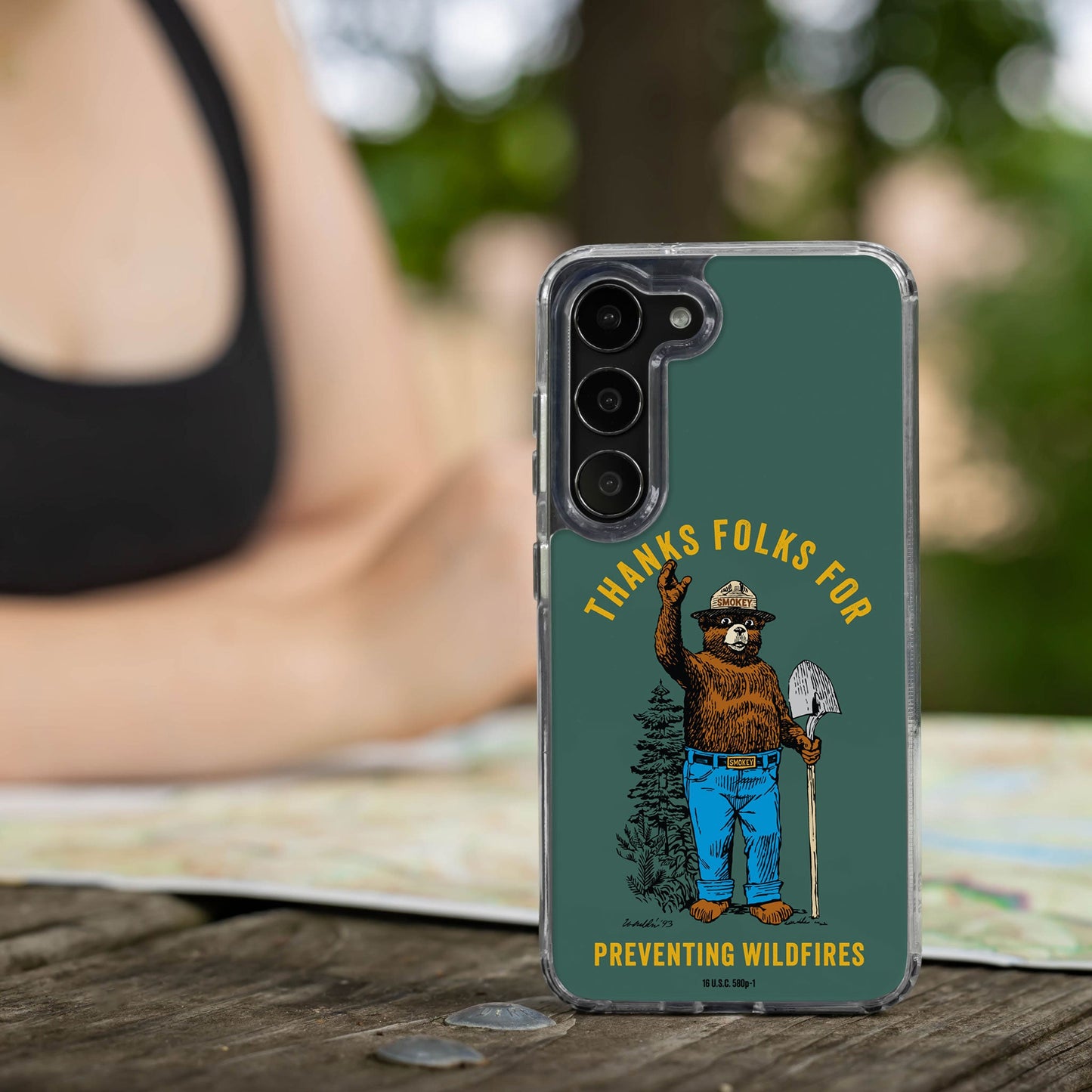 Smokey Bear Classic HD Samsung Galaxy S22 Phone Case
