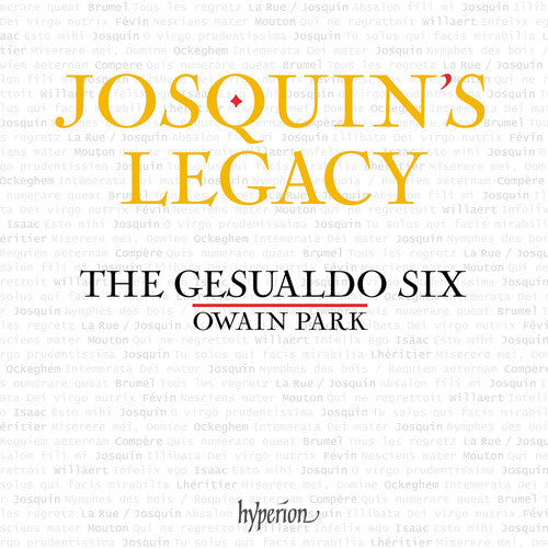 Gesualdo Six / Park,owain - Josquin's Legacy - Music CD