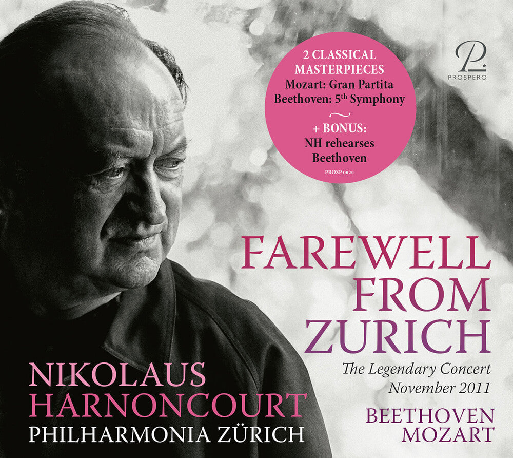 Beethoven / Philharmonia Zurich - Farewell from Zurich Music CD