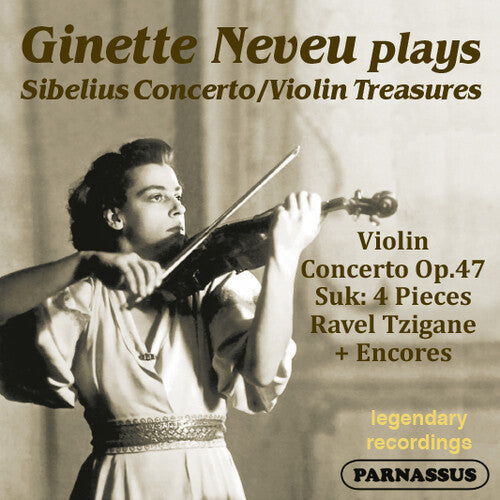 Neveu,ginette - Sibelius Violin Concerto Suk 4 Pieces & Encores - Music CD