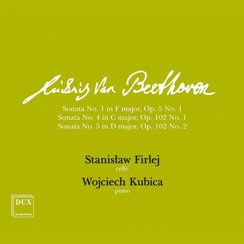 Beethoven / Firlej / Kubica - Cello Sonatas - Music CD