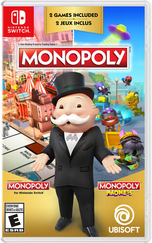 Swi Monopoly + Monopoly Madness - Swi Monopoly + Monopoly Madness - Video Game