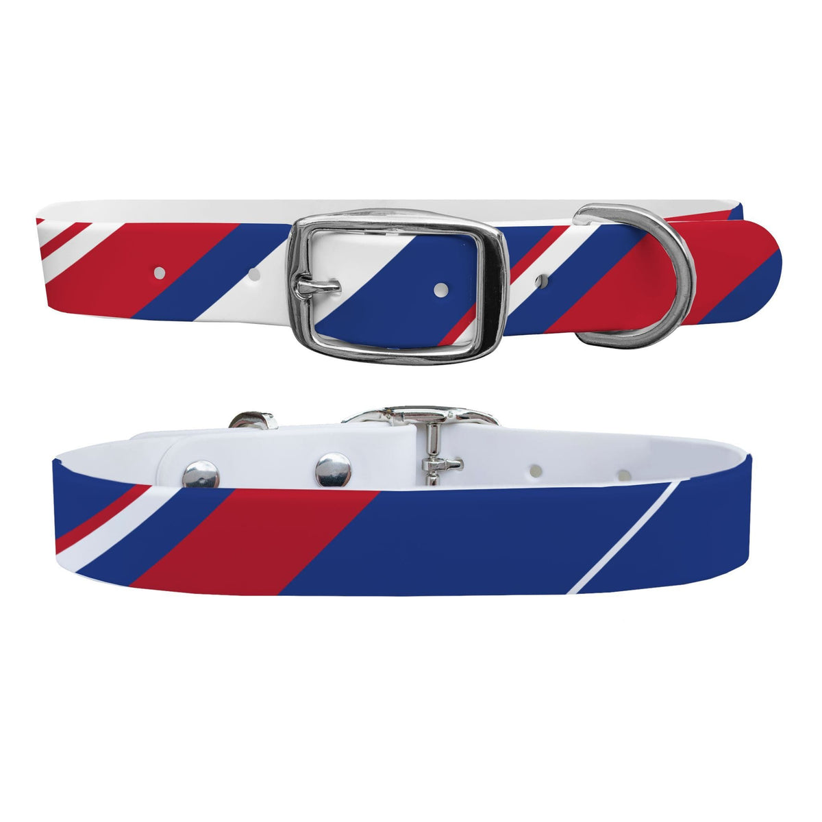 Buffalo Football Color Block Team Spirit Dog Collar