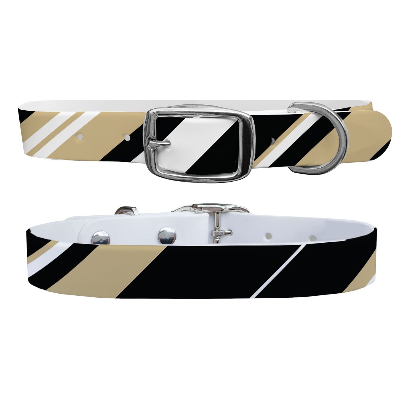 New Orleans Football Color Block Team Spirit Dog Collar