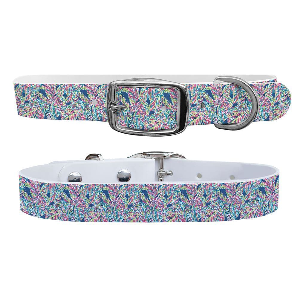 Pastel Palms Dog Collar