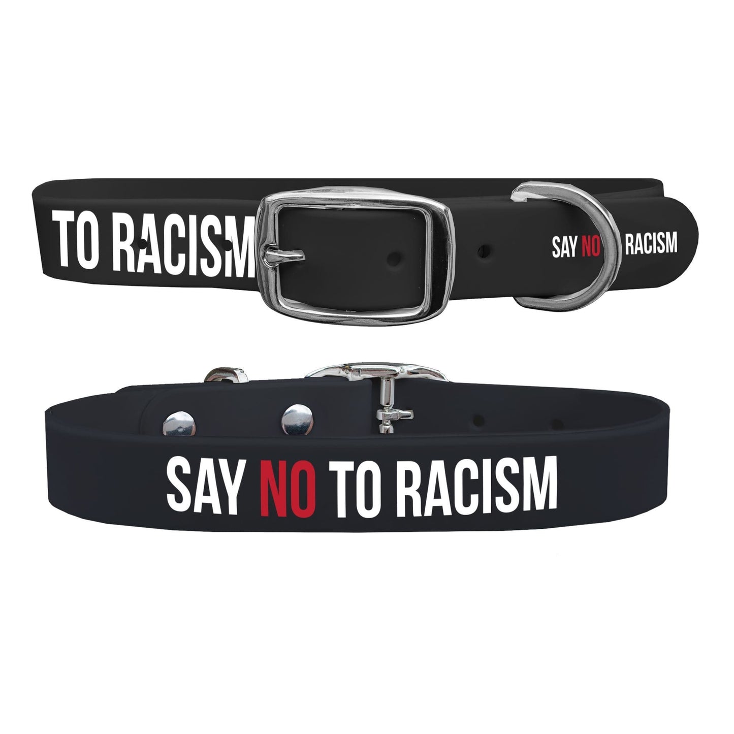 Say No To Racism Dog Collar