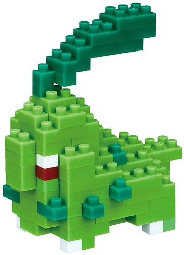 Nanoblock - Pokemon Series - Chikorita Building Set - Collectibles