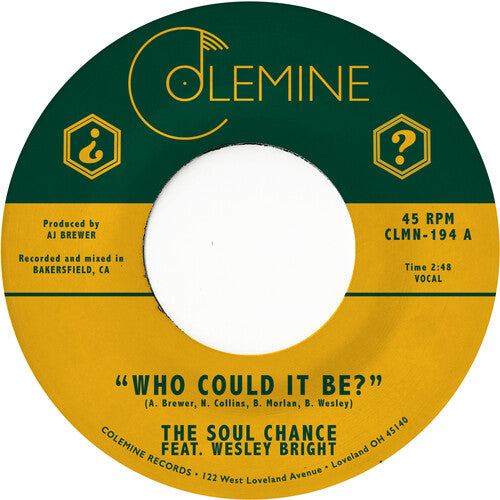 Soul Chance & Wesley Bright - Who Could It Be? - Vinyl Record