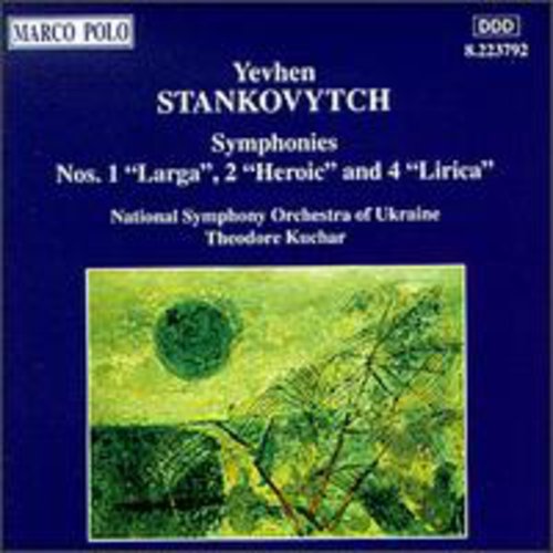 Stankovytch / Kuchar / Nat'l Sym Orch Of Ukraine - Symphonies 1 2 & 4 - Music CD