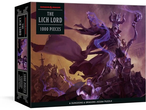 Official Dungeons & Dragons Licensed - D&d Lich Lord Puzzle A Dungeons & Dragons Jigsaw - Games