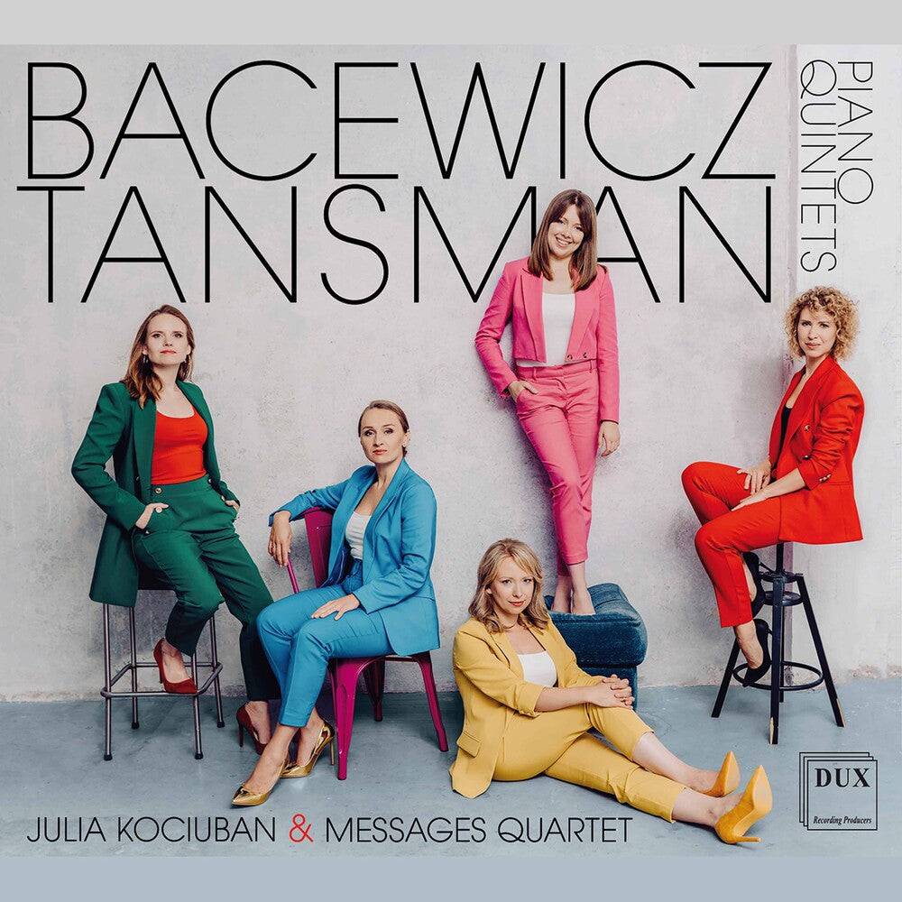 Bacewicz / Messages Quartet / Kociuban - Piano Quintets Music CD