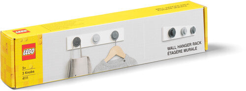 Room Copenhagen - Lego Wall Hanger Rack In Black Grey Dark Grey - Collectibles
