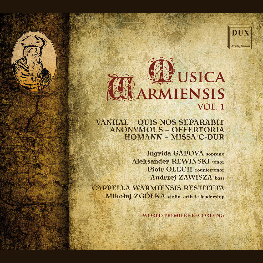 Vanhal / Gapova / Olech - Musica Warmiensis 1 Music CD