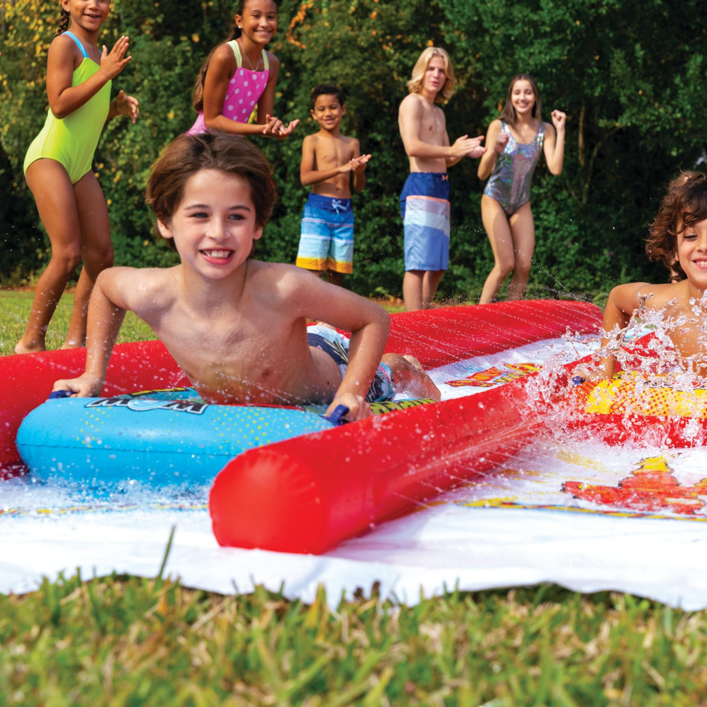 WOW Sports DC Comics Flash vs Superman Lawn Slide