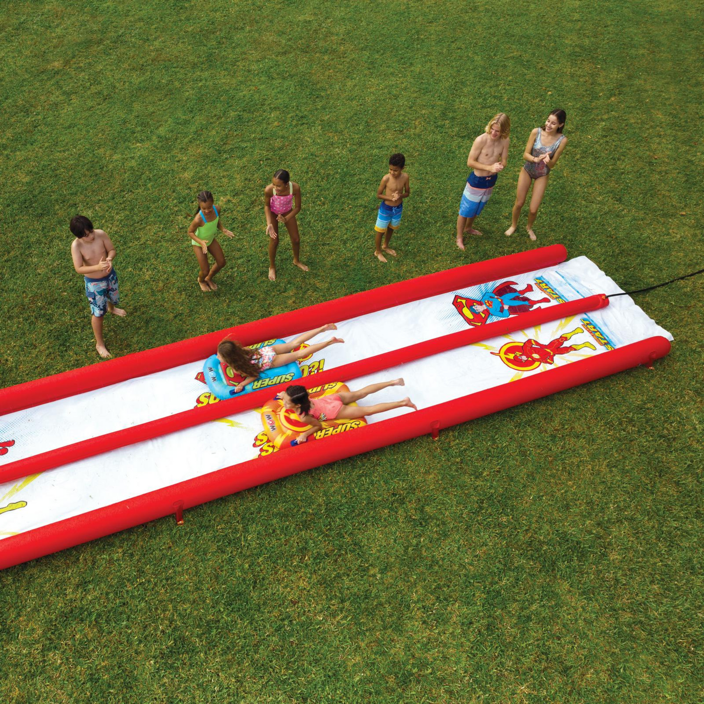 WOW Sports DC Comics Flash vs Superman Lawn Slide