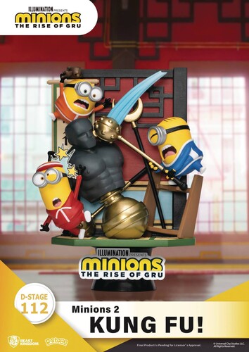 Beast Kingdom - Minions 2 Ds-112 Kung Fu D-stage Ser 6in Statue - Collectibles