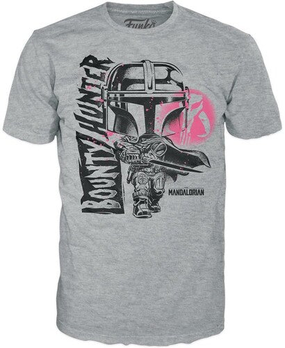 Funko Boxed Tee: - The Mandalorian- Mando- L - Collectibles