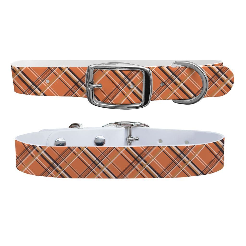 Fall Plaid Dog Collar