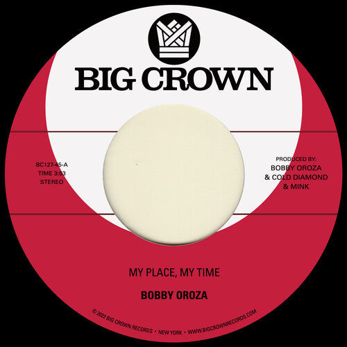 Oroza,bobby - My Place My Time / Through These Tears - Vinyl Record