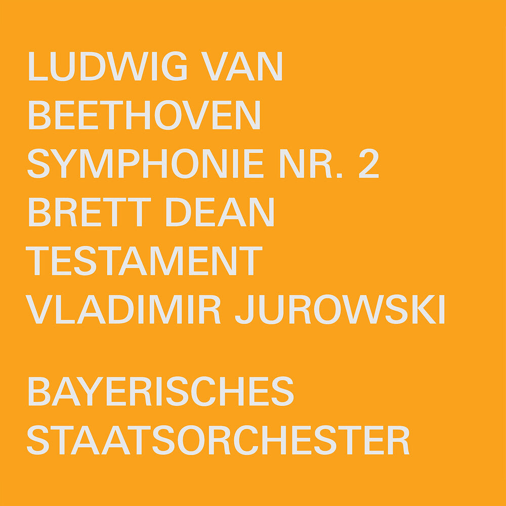 Bayerisches Staatsorchester / Beethoven - Symphony 2 / Testament Music CD