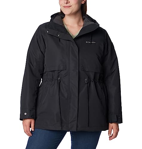 Columbia Women's Drop Ridge Interchange Jacket, Black, Large