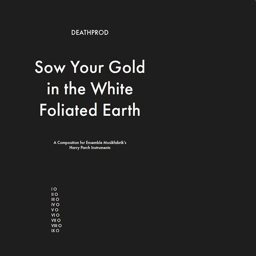 Deathprod - Sow Your Gold In The White Foliated Earth - Music CD