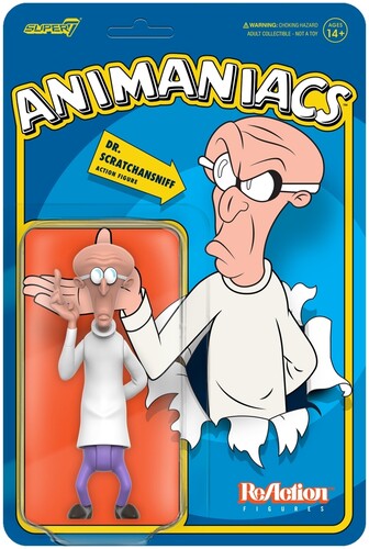 Animaniacs Reaction Wave 1 - Dr. Scratchansniff - Animaniacs Reaction Wave 1 - Dr. Scratchansniff - Collectibles