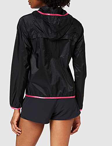 Under Armour Women's Qualifier Storm Packable Jacket , Black (003)/Reflective , Small