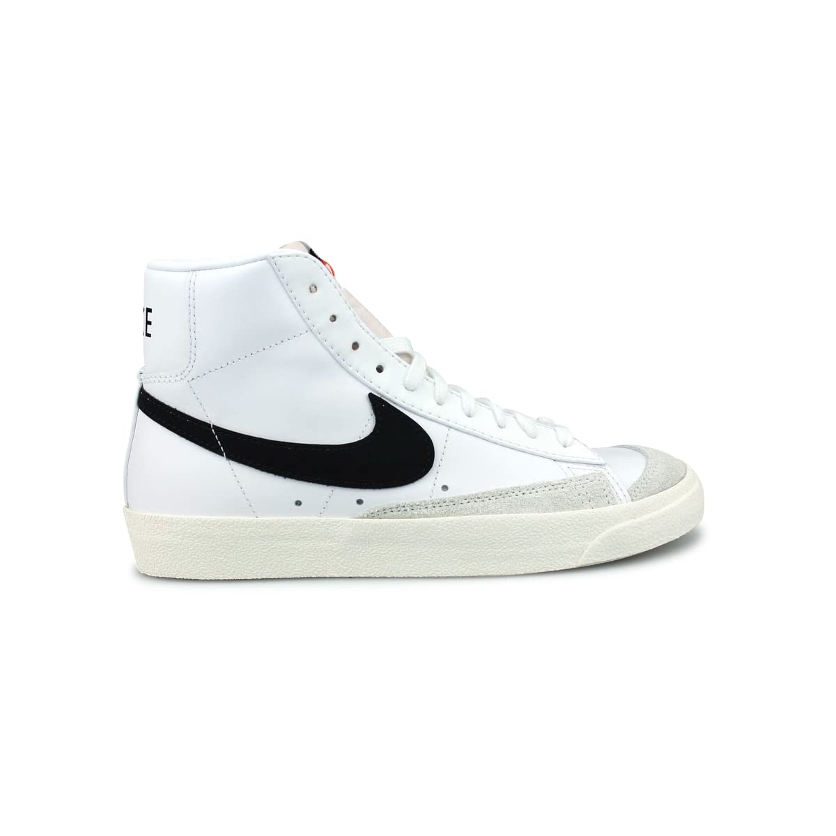 NIKE Women's Basketball Shoe, White/Black, 12.5