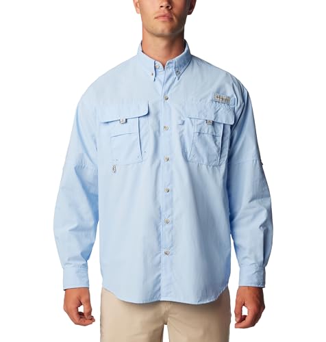 Columbia Men’s PFG Bahama™ II Long Sleeve Shirt, Sail, XL