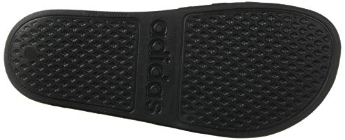 adidas Unisex Adilette Aqua Slides Sandal, Core Black/White/Core Black, 9 US Men