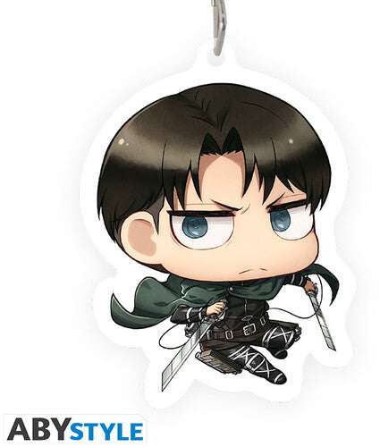 Keychain - Acrylic - Attack On Titan - Levi Chibi Acrylic Keychain - Collectibles