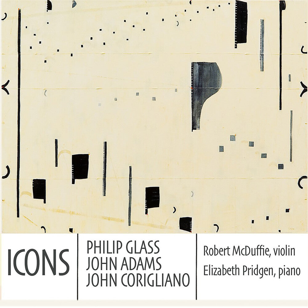 Robert Mcduffie / Pridgen,Elizabeth - Icons: Philip Glass John Adams & John Corigliano Music CD