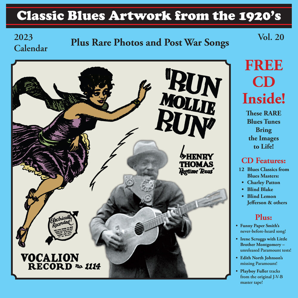 Classic Blues Artwork From The 1920s Calendar / Va - Classic Blues Artwork From The 1920s Calendar / Va Music CD