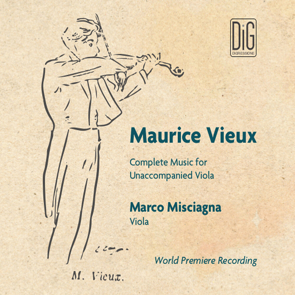 Vieux / Marco Misciagna - Complete Music For Unaccompanied Viola Music CD