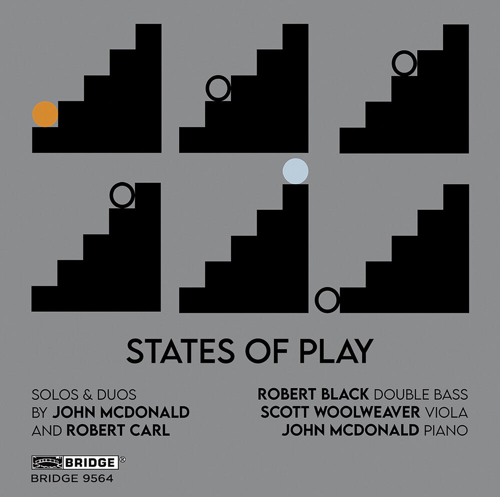 Carl / Mcdonald / Woolweaver - States Of Play - Solos & Duos Music CD